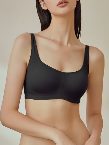 Wireless Square Neck Seamless Comfort Bra