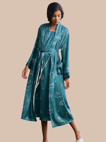 Luxury Silk Robe pajama sets for women Best Gift Guide for her Wedding Gift | Ulivary