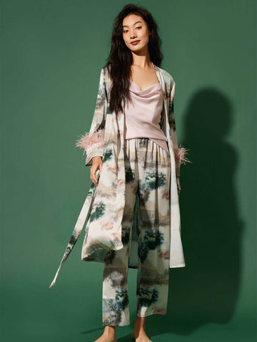 Luxury Silk Robe pajama sets for women Best Gift Guide for her Wedding Gift | Ulivary