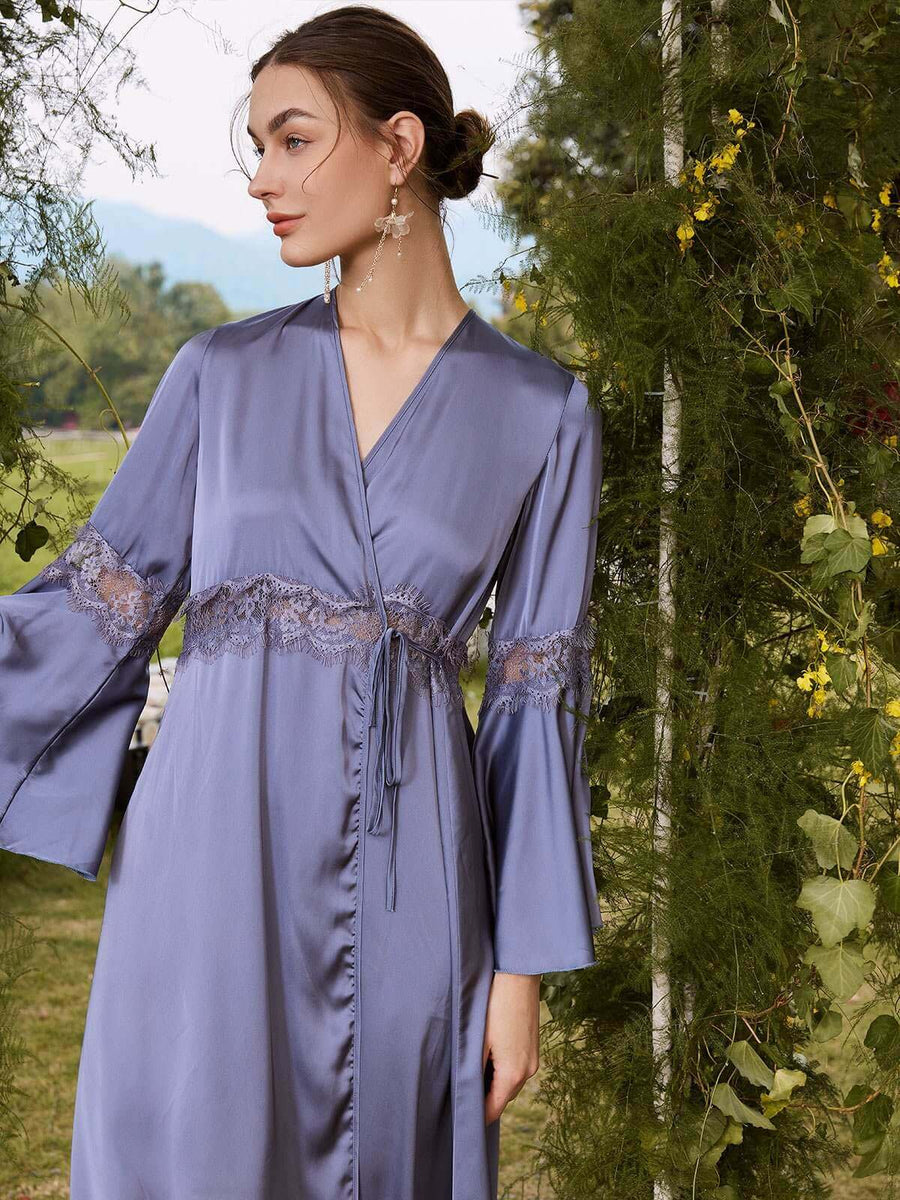 Luxury Silk Robe pajama sets for women Best Gift Guide for her Wedding Gift | Ulivary