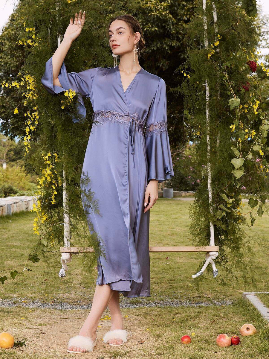 Luxury Silk Robe pajama sets for women Best Gift Guide for her Wedding Gift | Ulivary