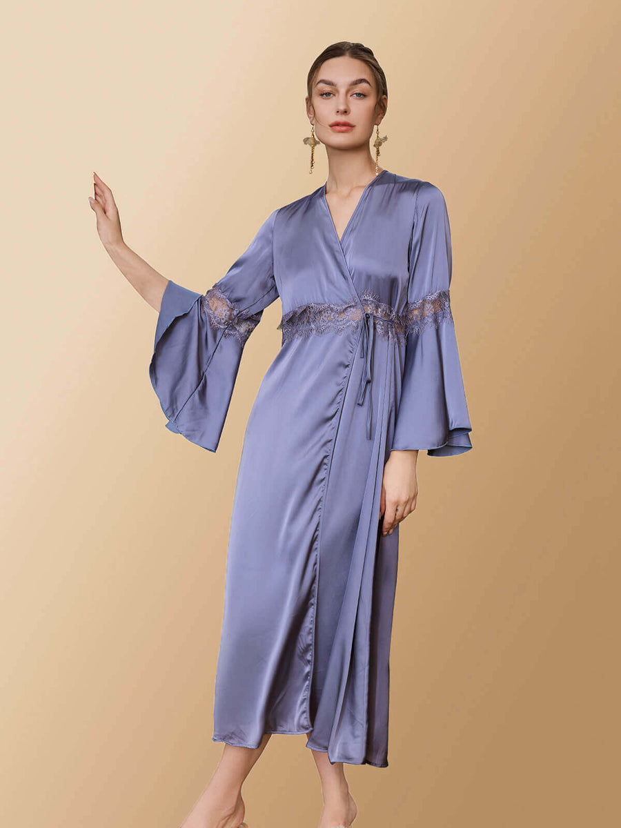 Luxury Silk Robe pajama sets for women Best Gift Guide for her Wedding Gift | Ulivary