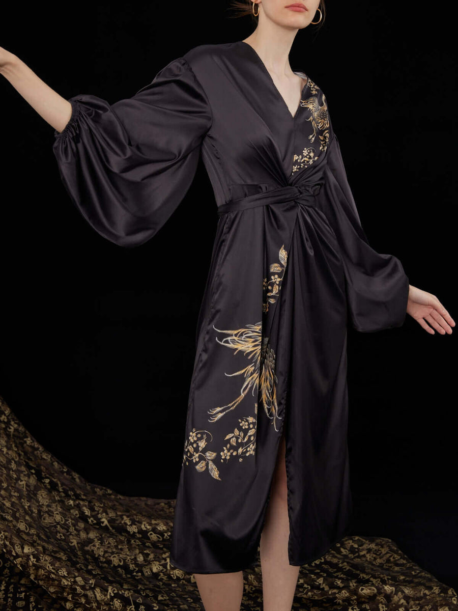 Luxury Silk Robe pajama sets for women Best Gift Guide for her Wedding Gift | Ulivary