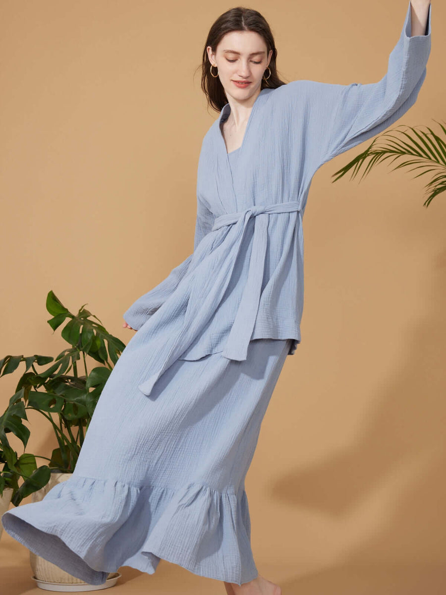 Luxury Silk Robe pajama sets for women Best Gift Guide for her Wedding Gift | Ulivary